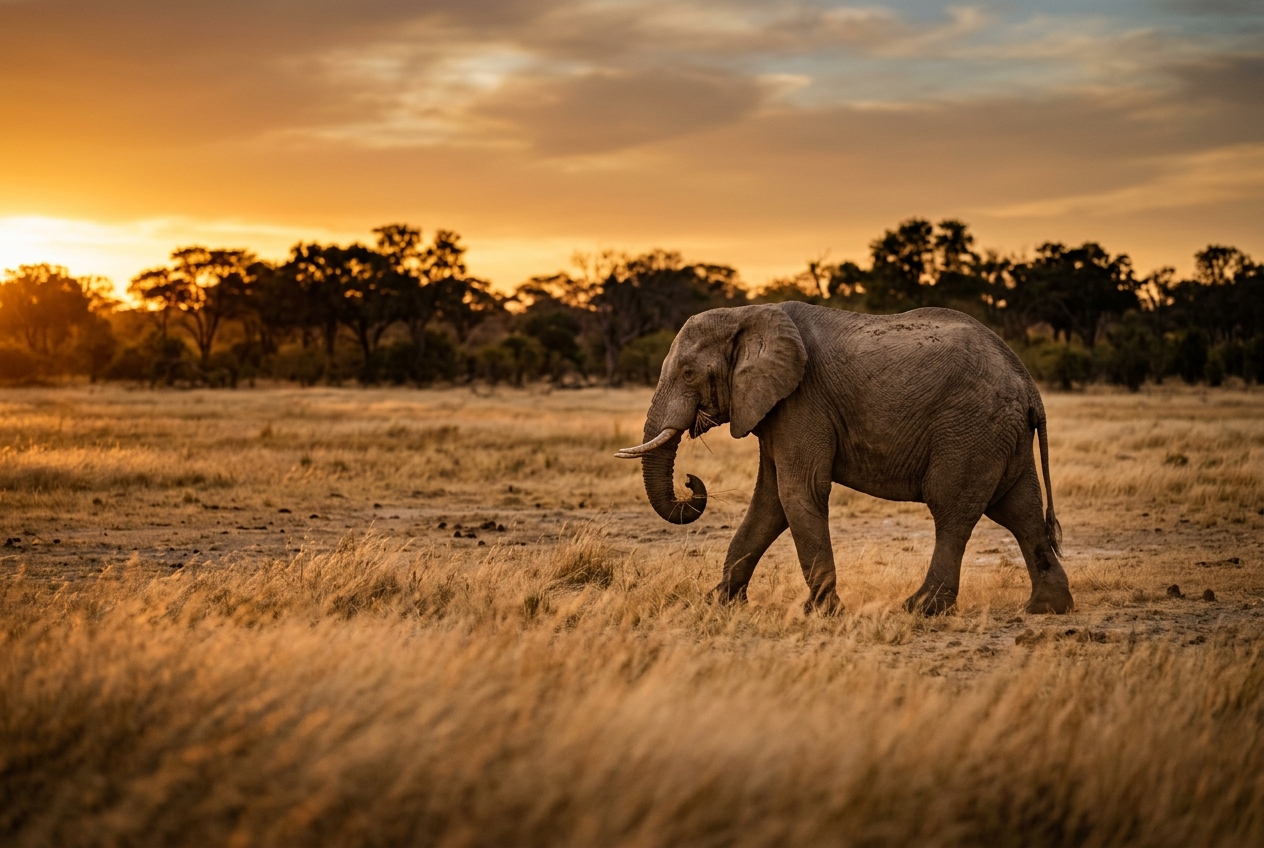 Elephant in the Greater Kruger, seen on a four night private safari