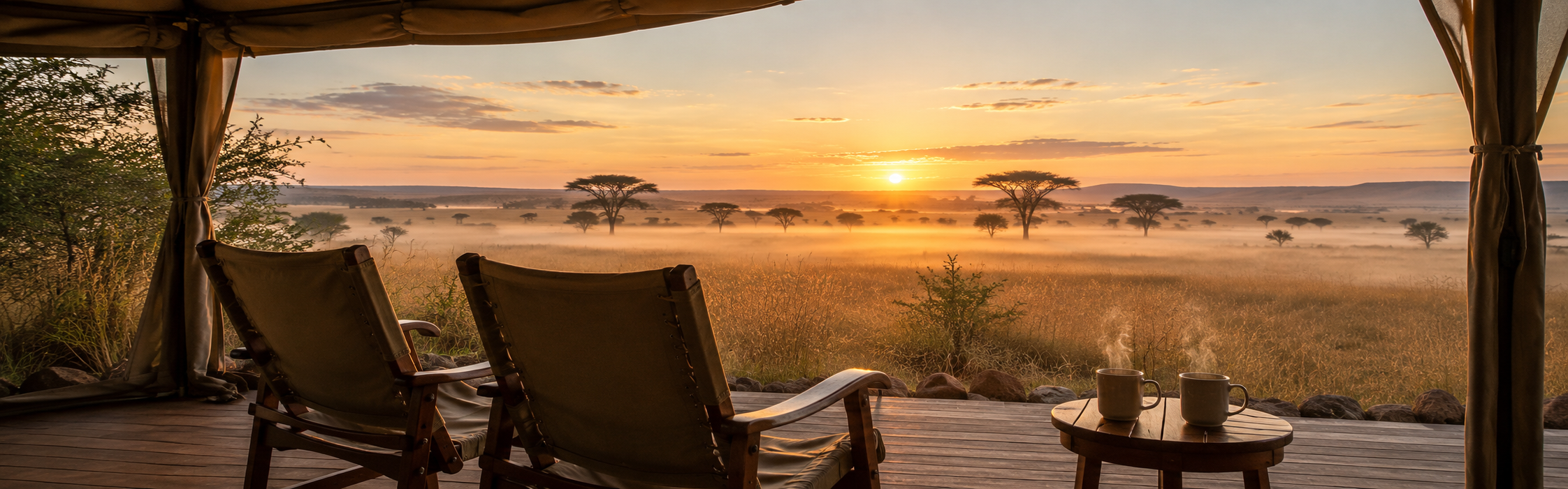 Private safari at sunset, Southern Africa