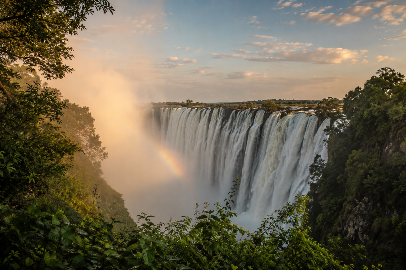 Victoria Falls from the Zambian side